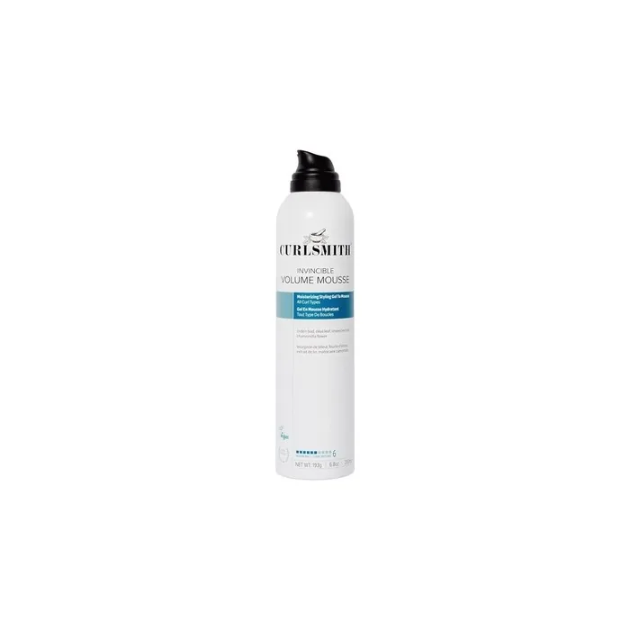 Curlsmith Invincible Volume Hair Mousse Instant Volume Alcohol Free