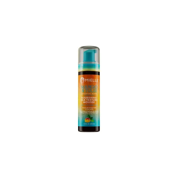 Mielle Organics Mango & Tulsi Hair Nourishing Silk Texture Mousse 7.5 Ounce