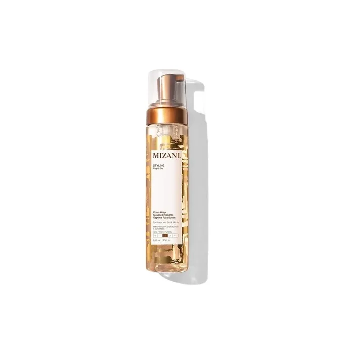 Mizani Styling Mousse for Wavy to Curly Hair - Preps Hair for Wraps and Wet Sets