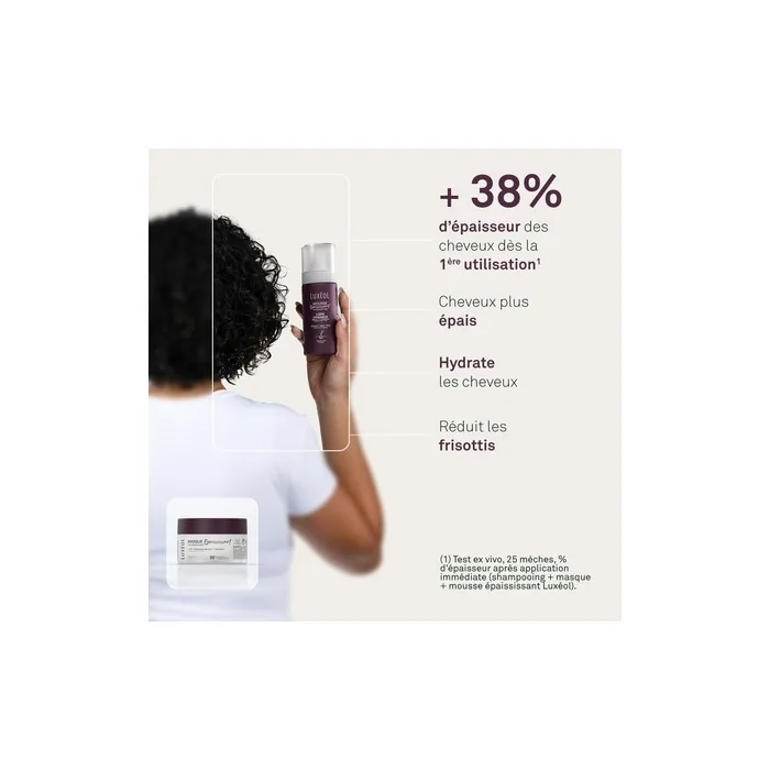 Luxeol Thickening Mousse 38 - Thickness From The First Use