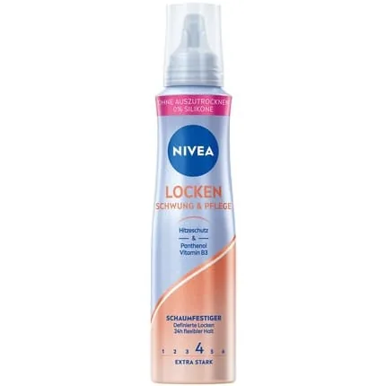 NIVEA Curl Boost & Care Strong Hold Mousse 150ml