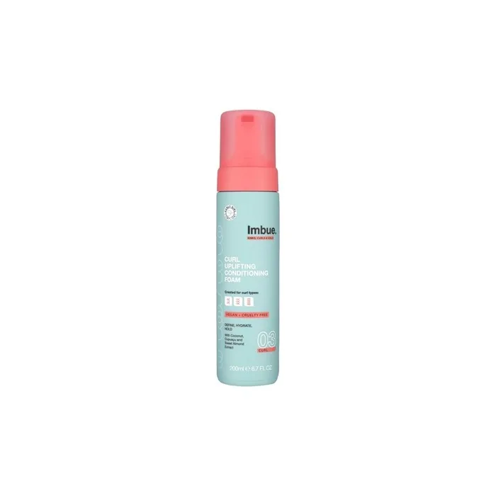 Curl Uplifting Conditioning Foam Hair Styling Mousse with Shea Butter Anti Frizz