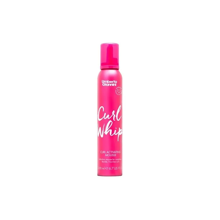 Umberto Giannini Curl Whip Curl Activating Mousse Vegan and Cruelty Free Frizz Solution for Curly or Wavy Hair 200ml