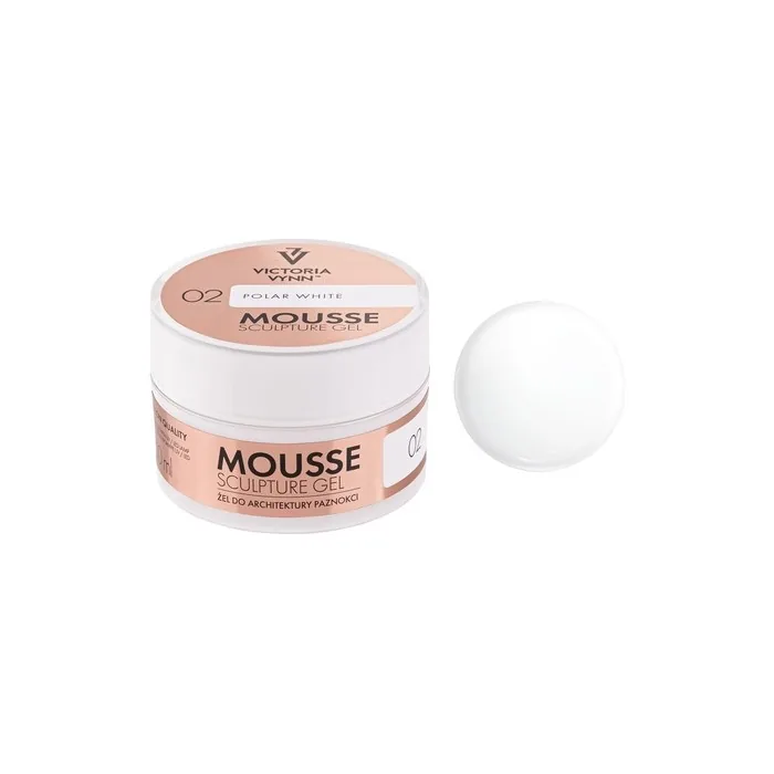 Victoria Vynn Mousse Sculpture Gel 50ml Thixotropic Gel Polar White 02