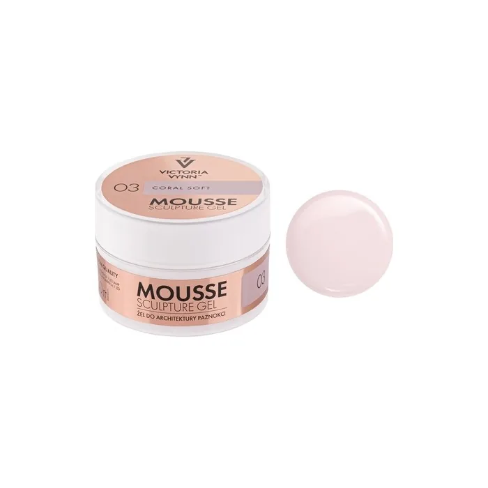 Victoria Vynn Mousse Sculpture Gel 50ml New Thixotropic Gel New Coral Soft 03