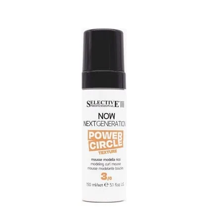 Hair Selective Professional Now Curl Power Circle 150ml Eco Mousse For Volumizing Curls
