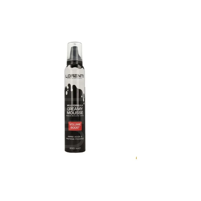 LORENTI Professional Hair Curling Creamy Mousse Volume Boost 200ml - Vanilla Scent