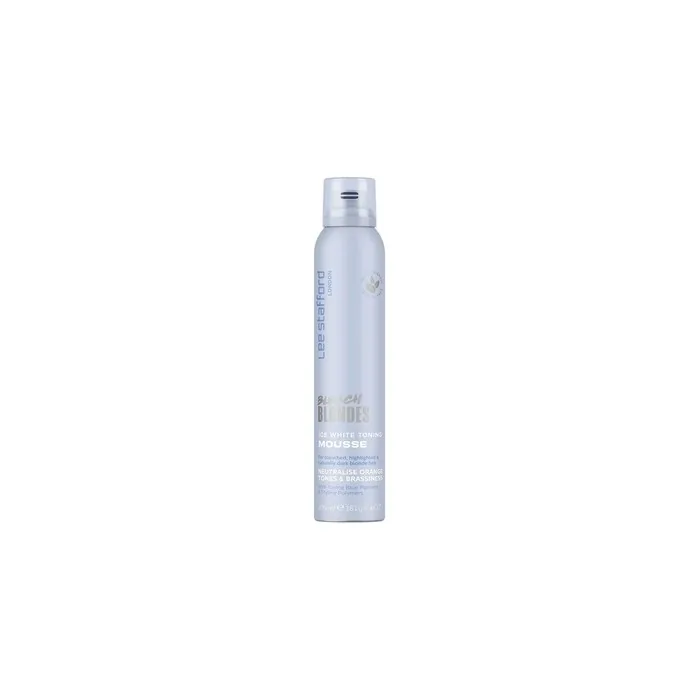 Lee Stafford Bleach Blondes Ice White Toning Mousse 200 Ml