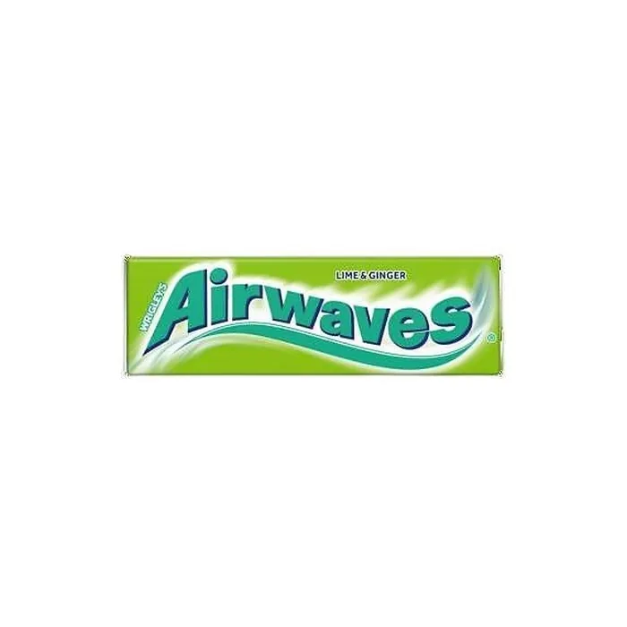Airwaves Lime And Ginger Sugar Free Chewing Gum 14g