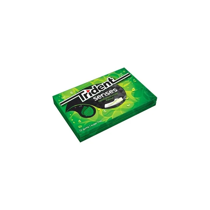 Trident Senses Peppermint Chewing Gum 12 Pieces