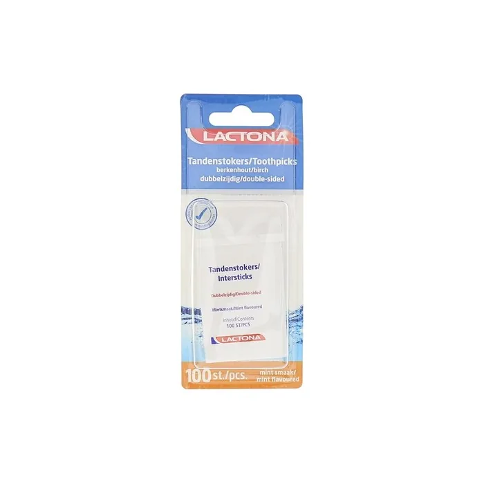 LACTONA Inter Sticks Mint Double Ended Toothpicks