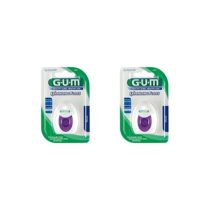 GUM Expanding Waxed Floss 30m