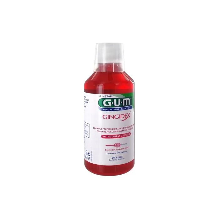 Gum Gingidex Mouthwash Anti-Plaque Treatment 300ml