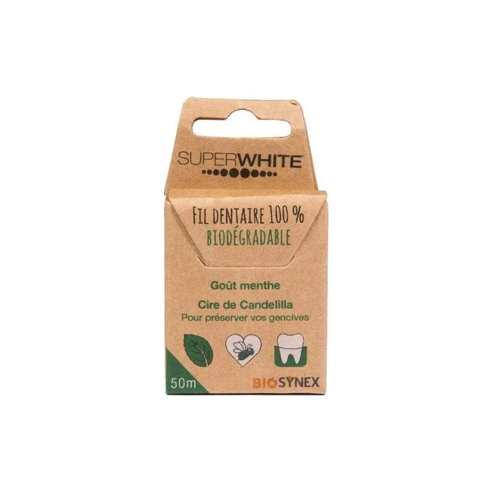 Superwhite Biodegradable Dental Floss 50m