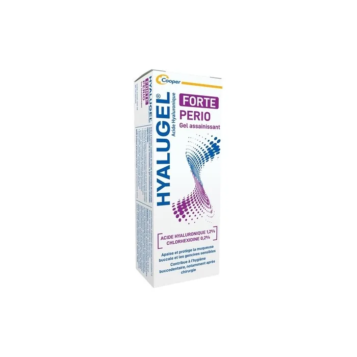 Hyalugel Forte Perio Sanitizing Oral Gel - Soothes and Protects Mucous Membrane