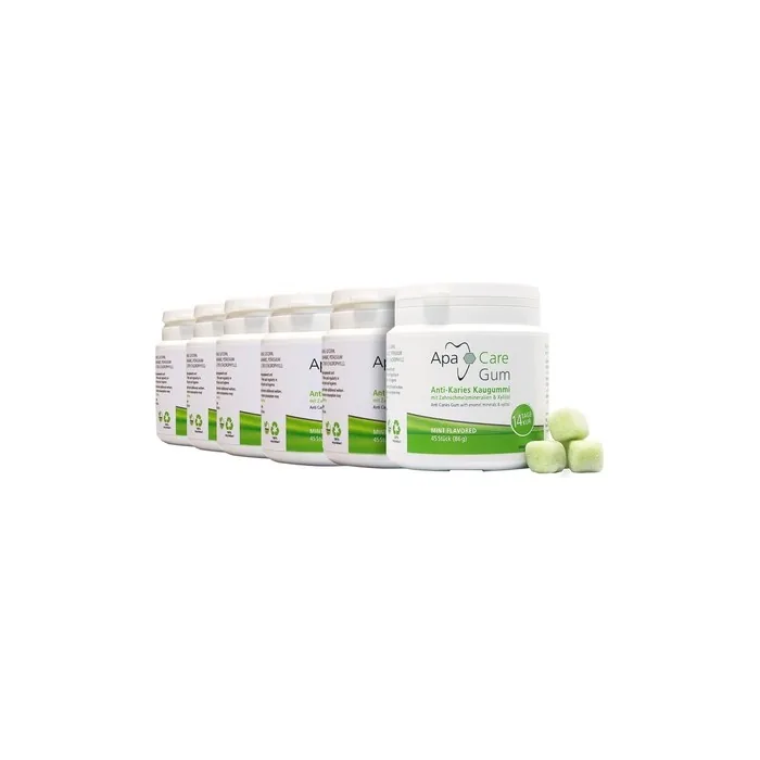 Apacare Gum Anticaries Chewing Gum with Enamel Minerals