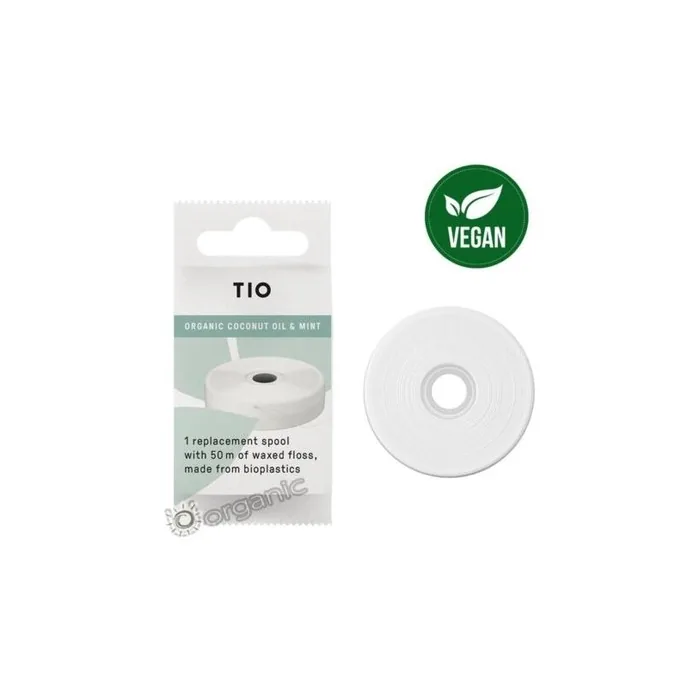 Tio Sustainable Dental Floss Mint Flavor 50 Meters