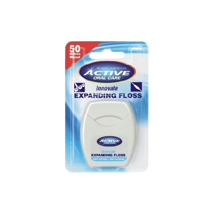 Active Oral Care Expanding Floss Mint With Fluoride 50 Meters