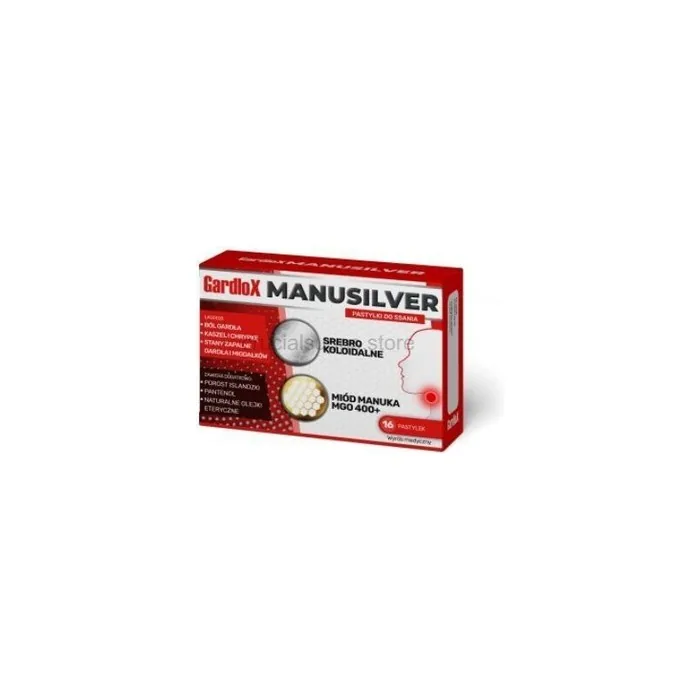 Gardlox Manusilver Lozenges 16 Count
