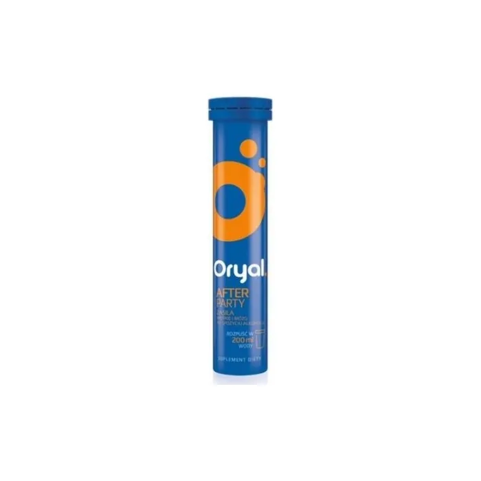 Oryal After Party Effervescent Tablets - 18 Tablets