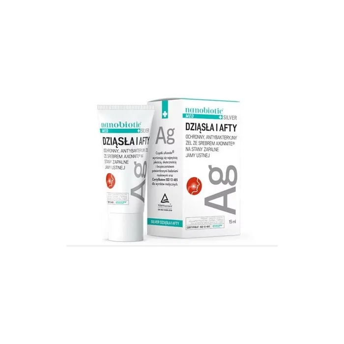 Nanobiotic Antibacterial Gel With Silver Ag For Mouth And Gum Aphthous 15ml