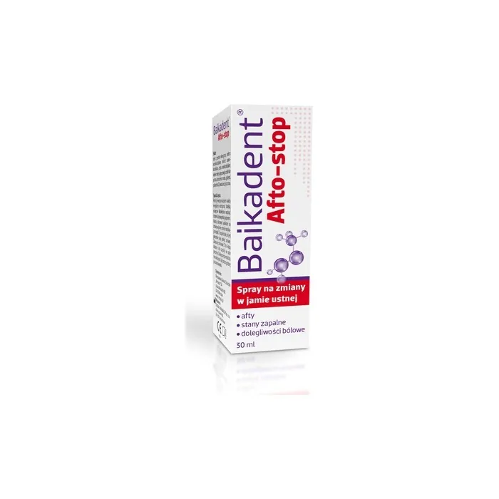 Baikadent Afto-Stop Mouth Spray, 30 Ml - Long-Term Validity