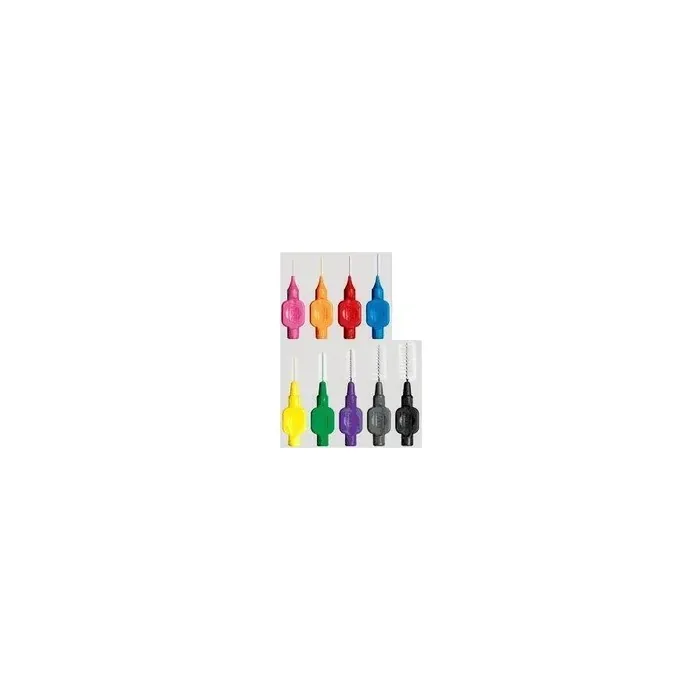 Tepe Oral Hygiene Products Mixed Interdental Brushes 6 Pieces Pink To Green