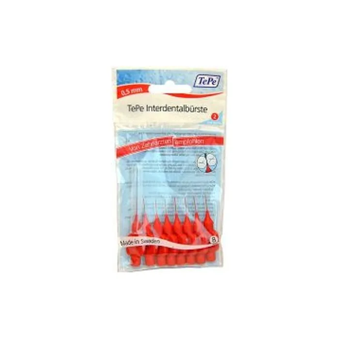Tepe Interdental Brush Normal 05 Mm Red 8 Pieces