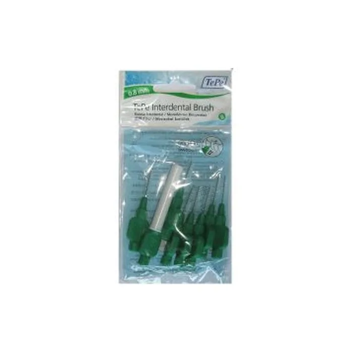 Tepe Interdental Brush Normal 08 Mm Green 8 Pieces