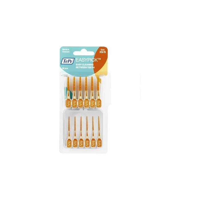 Easypick Interdental Brushes With Case Xs/S Orange 36 Pieces