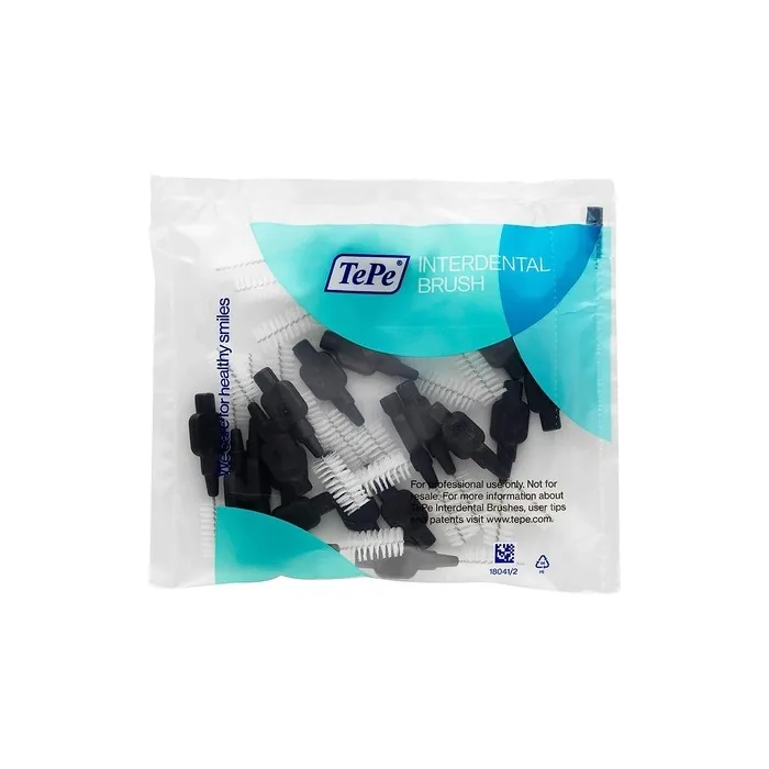 TePe Interdental Brushes Original Black 1.5mm 25 Count