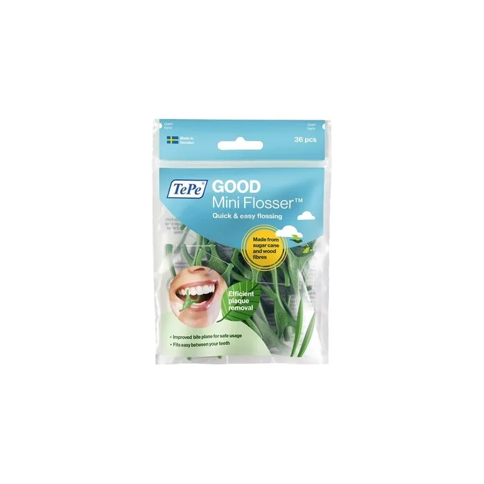 Good Mini Flosser Eco-Friendly Mini Flossers With Dental Floss - 36 Pieces