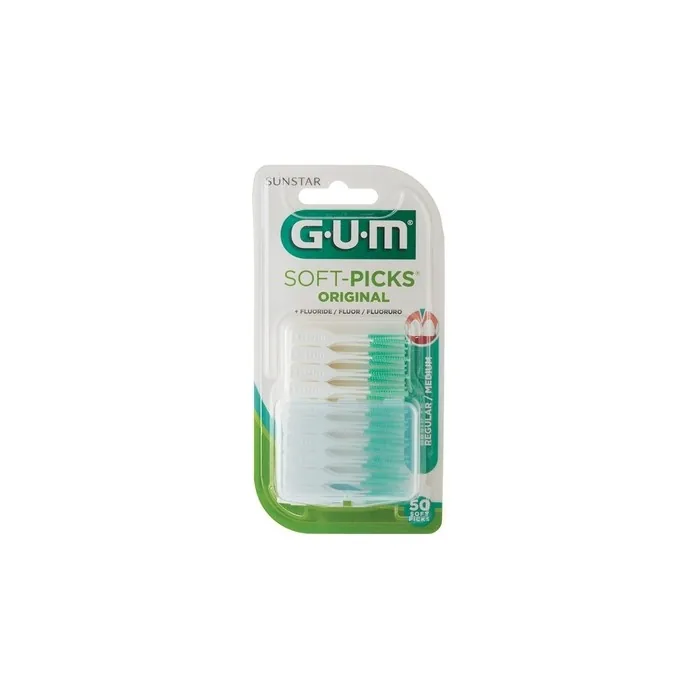 Gum Soft Picks Original Medium Interdental Cleaners For Dental Hygiene