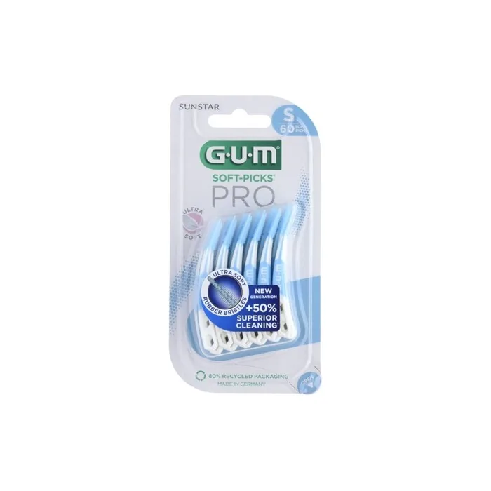 Gum Soft-Picks Pro Small Interdental Cleaning Toothpicks 60 Pieces