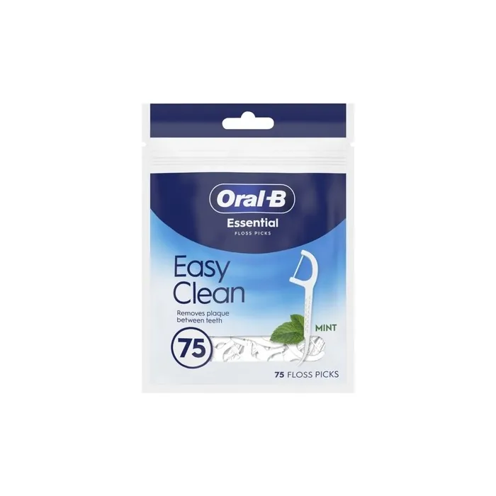 Oral-B Essential Floss Pick 75 Count