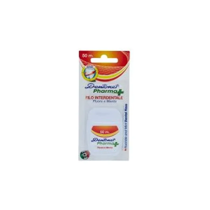 Dentonet Pharma Dental Floss With Fluoride And Mint 50 M