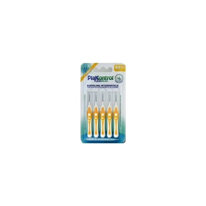 Ideco Plakkontrol Interdental Brush Flexi Brush 07 Blister 5 Pieces