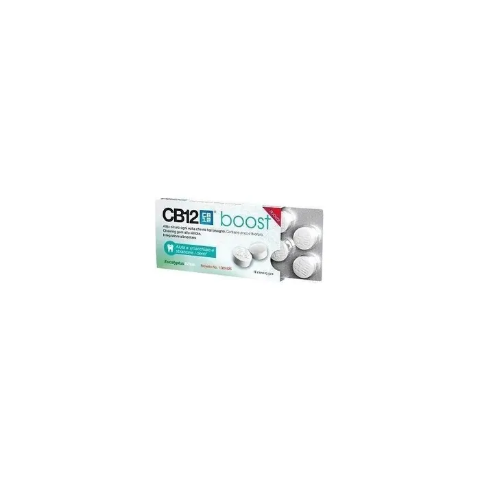 Meda Pharma Cb12 Boost Eucalyptus White Chewing Gum
