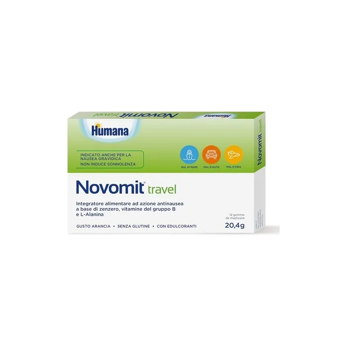 Novomit Travel Orange Flavored Chewable Gums