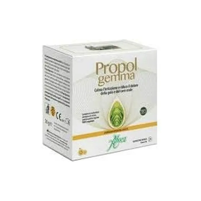 Aboca Propolgemma 20 Buccal Tablets for Adults - Protects the Mucous Membrane, Soothes Irritation, and Reduces Throat and Oral Pain