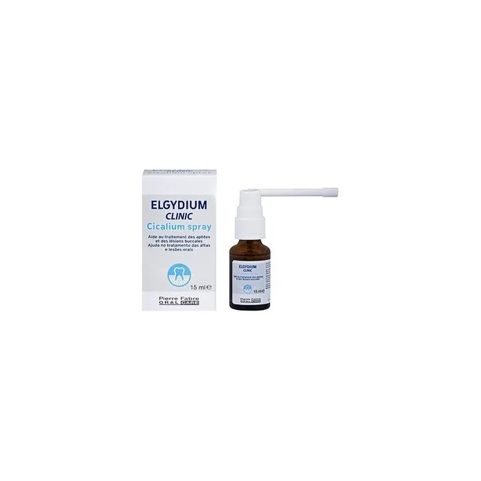 Elgydium Clinic Cicalium Spray For Mouth Ulcers And Oral Lesions 15ml