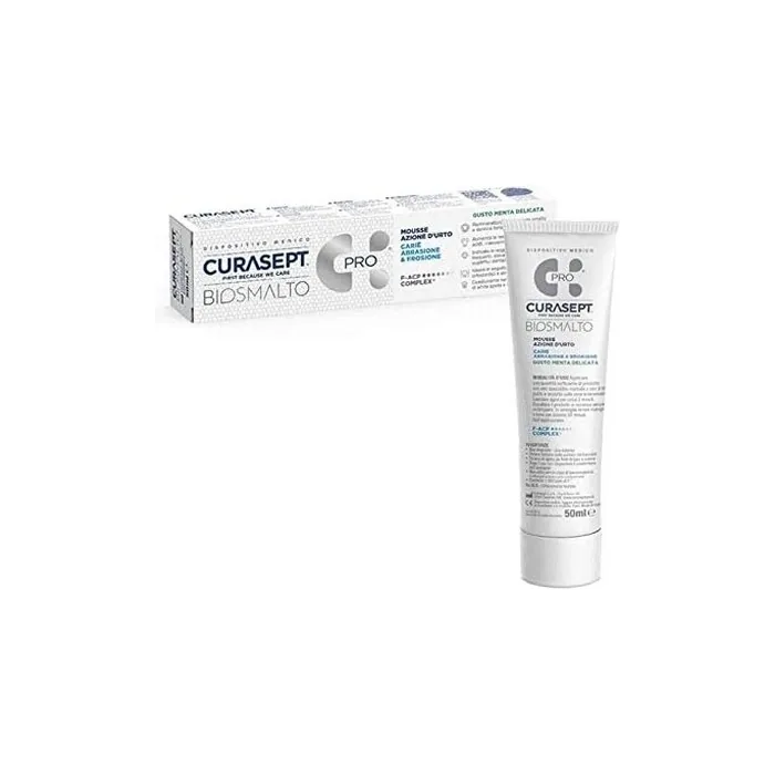Curasept Biosmalto Carie Abrasione Erosione Mousse with Mint 50ml
