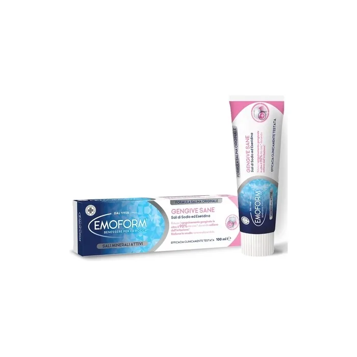Emoform Healthy Gum Toothpaste 100ml With Sodium And Esetidin Salts Reduces Gum Bleeding In Over 90 Of Cases And Relieves Irritations Strengthens Tooth Enamel
