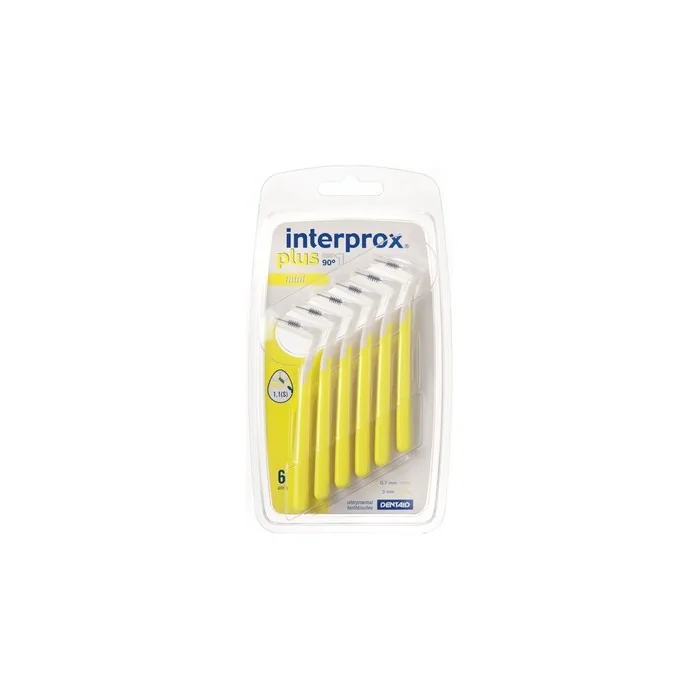 Interprox Dentaid Srl Interprox Plus Mini Yellow 6 Pieces