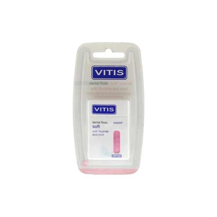 Vitis Dental Floss Soft Waxed with Fluoride and Mint