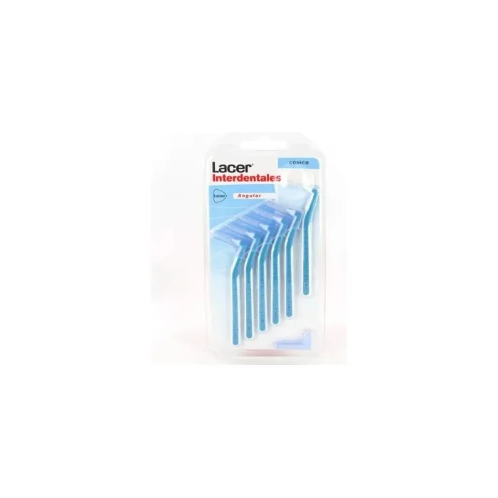 Lacer Lacer Interdental Angular Cylindrical Conical Brush 6 Units