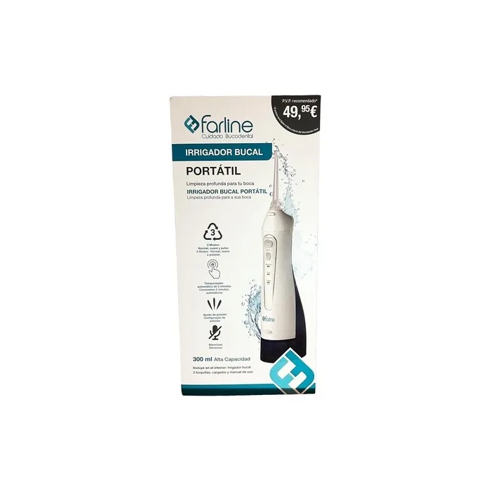 Farline Smart Rechargeable Cordless Dental Portable Oral Irrigator With 300ml Water Tank