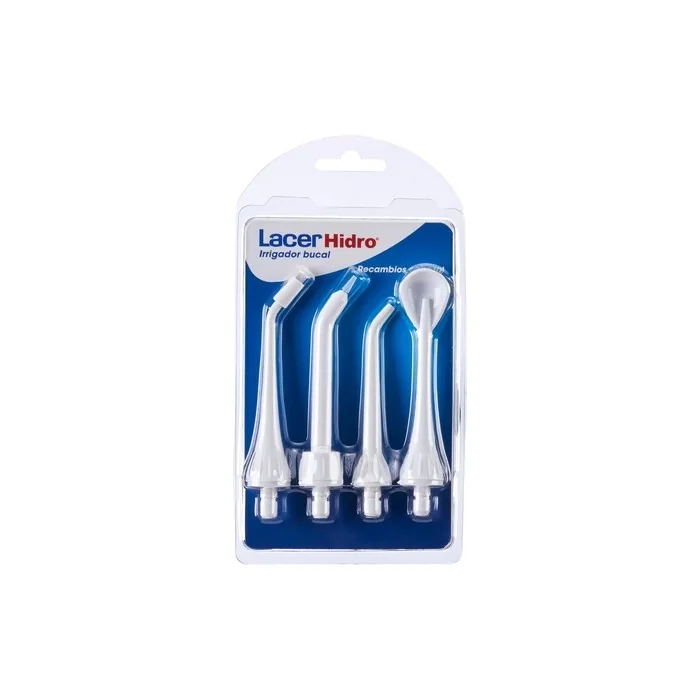 Lacer HIDRO Refills for Advanced Hydro Oral Irrigator Dental Brush Tongue and Subgingival Cleaner Electric Brush Oral Irrigation and Gum Massage Deep Cleaning