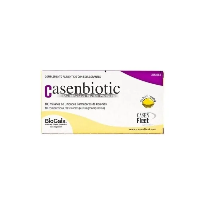 Casenbiotic 10 Comp Limon Masticables