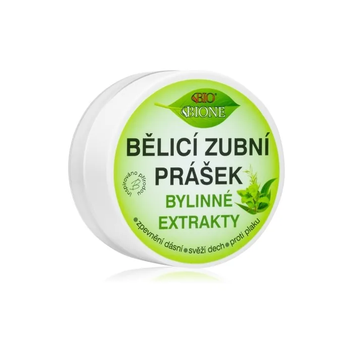 Bione Cosmetics Dentamint Herbal Extracts Whitening Dental Powder 40 G